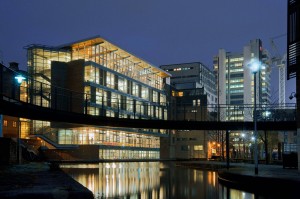 BDP Building Manchester at night                                                                  