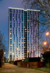 Refurbished Tower Block Salford         
